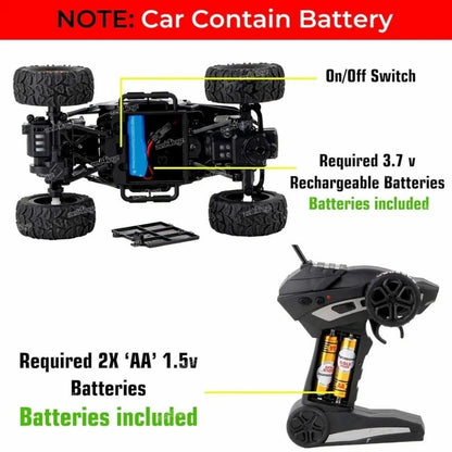 Remote Controlled  Rock Crawler Monster Truck Toy Vehicle for Kids..
