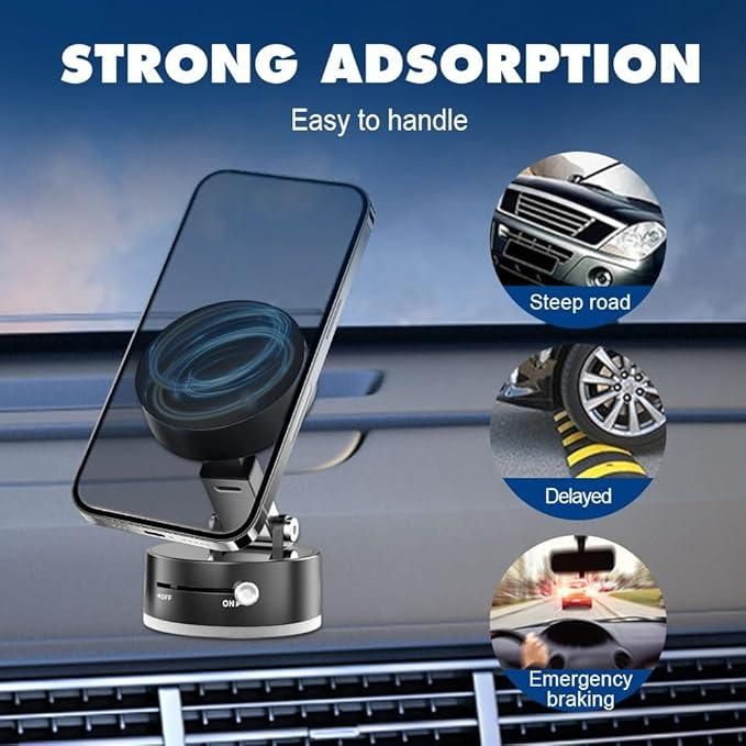 Vacuum Magnetic Suction Phone Holder.