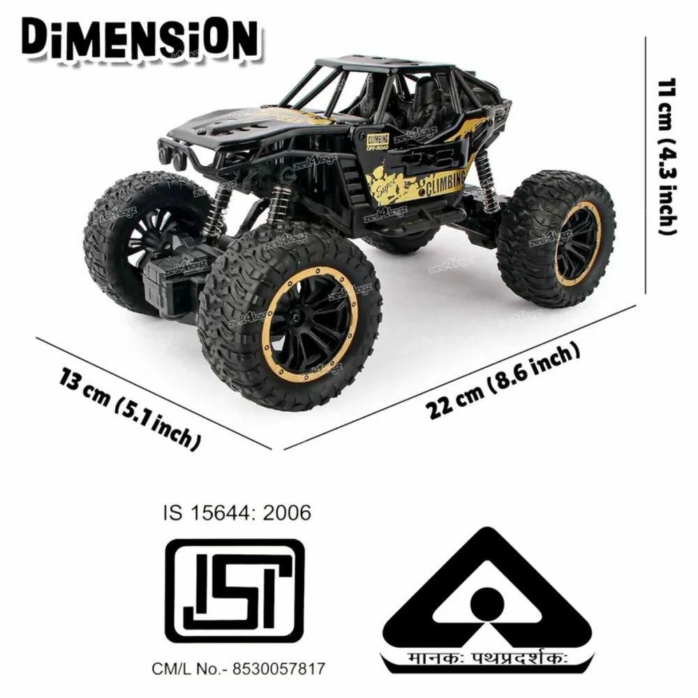 Remote Controlled  Rock Crawler Monster Truck Toy Vehicle for Kids..