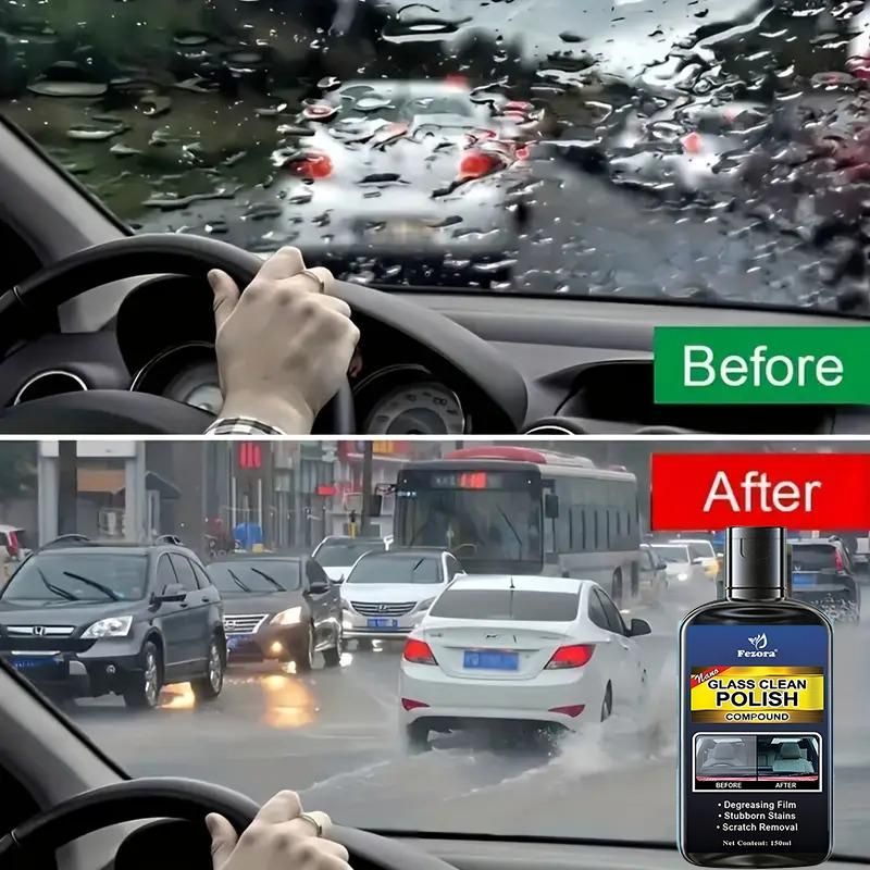 Glass Clean Polish Compound 150ml.