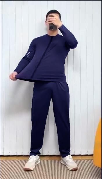 Unisex Work Out Solid Track Suit.