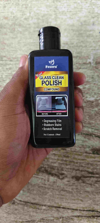Glass Clean Polish Compound 150ml.