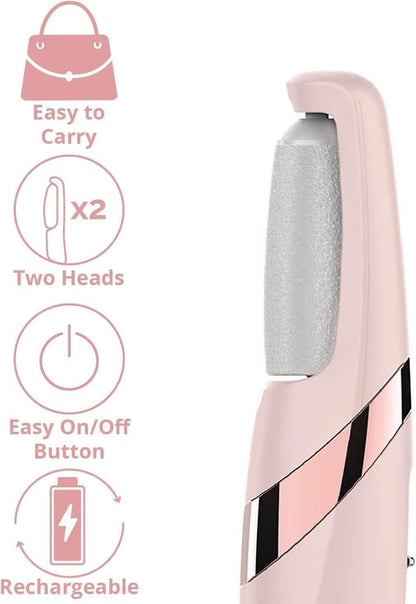 Electronic Cordless Pedicure Callus Dead Skin Remover Polishing Tool.