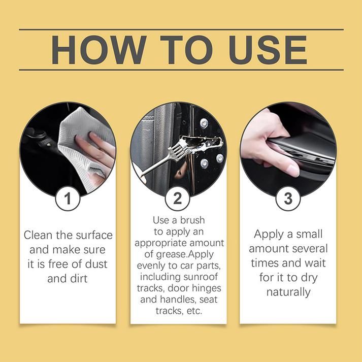 Multipurpose Car Lubricating & Anti-Wear Grease (Pack of 2) 100gm Each.