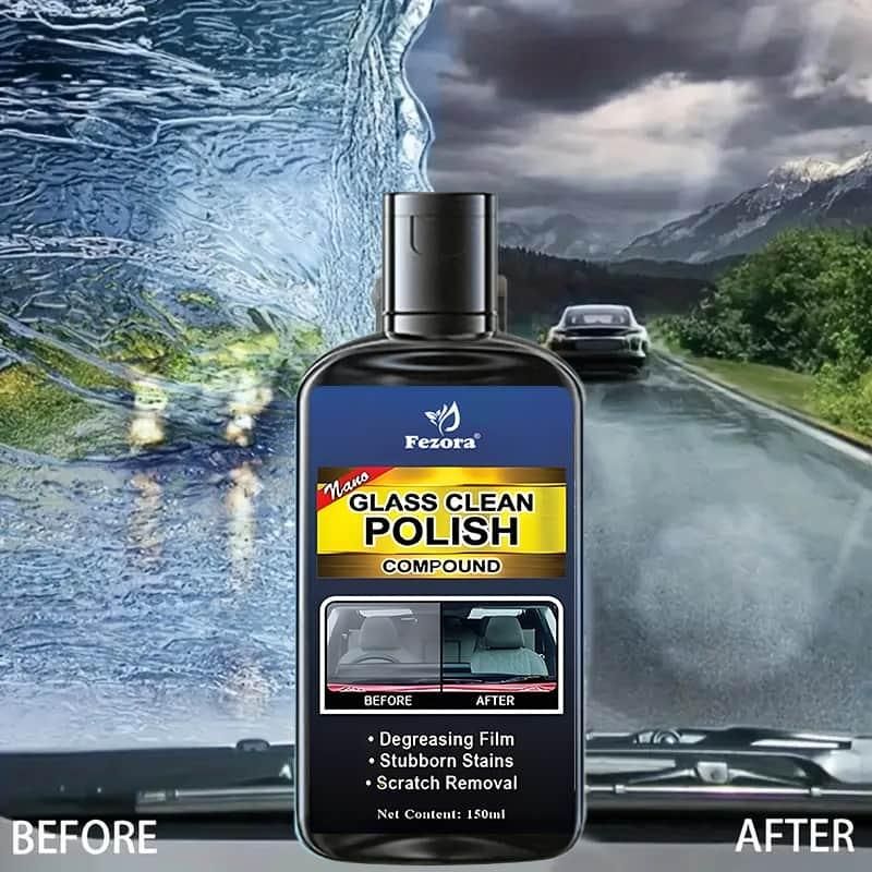 Glass Clean Polish Compound 150ml.