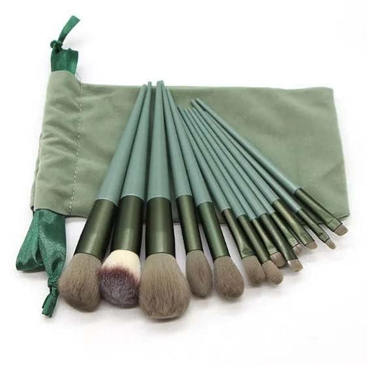 13 Pcs Makeup Brush with Pouch Set.